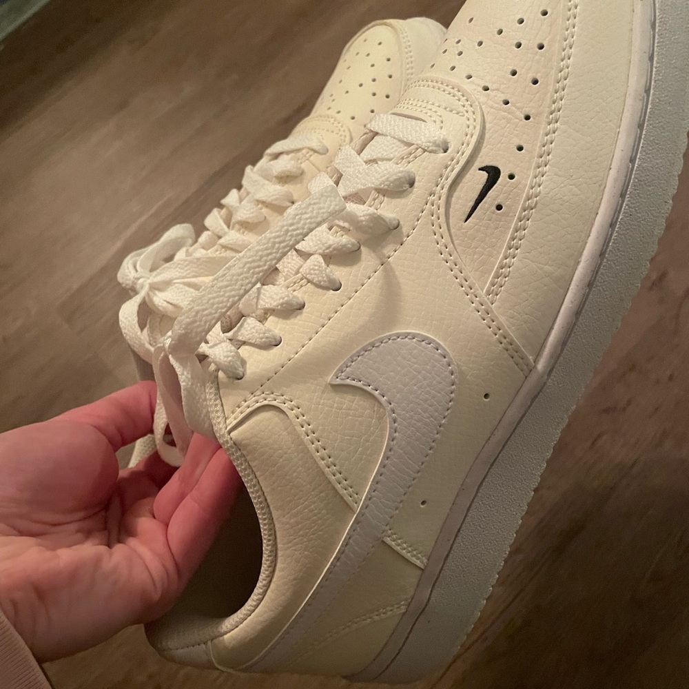 Nike Cream Court Vision Sneakers